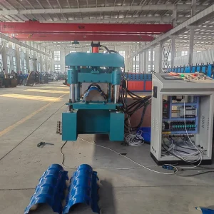 Ridge cap rolll forming machine