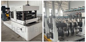 highway guardrail roll forming machine