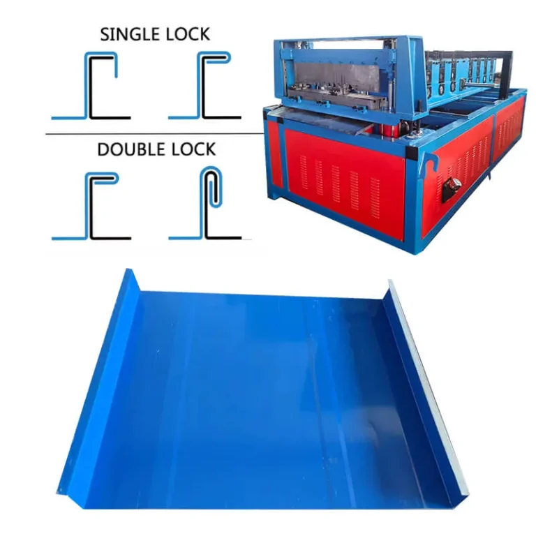 Standing Seam Metal Snap Lock Roofing Machine