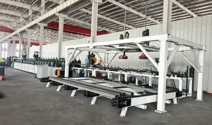 Highway guardrail machine