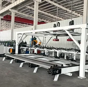Highway guardrail machine