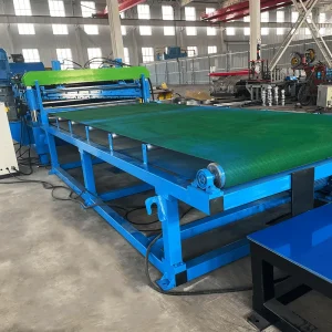 Our Cut to Length and Leveling Lines are designed to provide high-precision cutting and leveling of steel coils. This system automatically performs the uncoiling, leveling, and cutting of the steel, ensuring a smooth, flat material ready for further processing with precise lengths. The main functions include: Automatic Uncoiling: Automatically unwinds the steel coil, ensuring smooth material feeding. Leveling Function: Uses precise leveling devices to eliminate surface irregularities or bends in the steel, ensuring the final product is smooth and flat. Precision Cutting: Automatically cuts the steel to the specified length based on preset dimensions, ensuring consistency in size across all sheets. Efficient Operation: The high-speed mechanical system improves production efficiency, reducing material waste. Space and Time Saving: The integrated design of the equipment saves factory space while enhancing the overall efficiency of the production line.