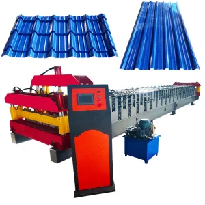Double layer roll forming machine