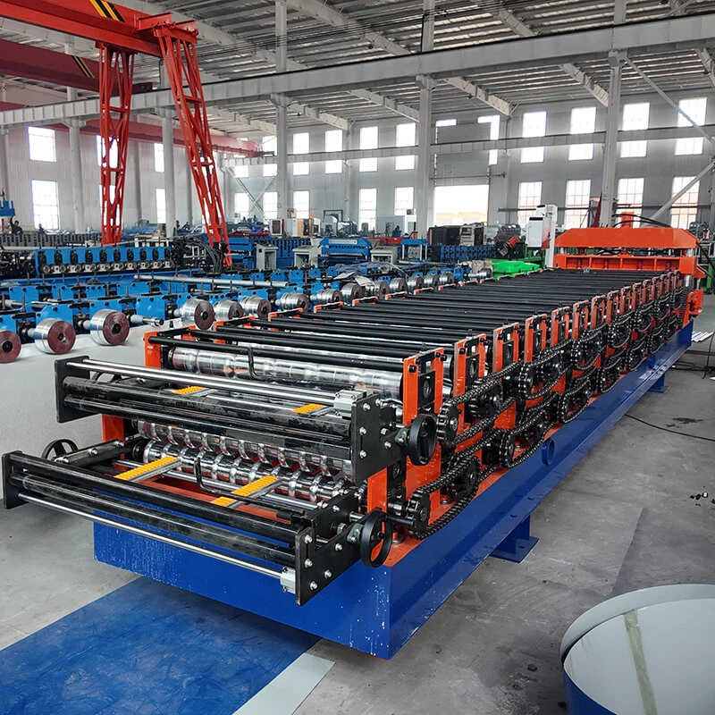 Double layer roll forming machine