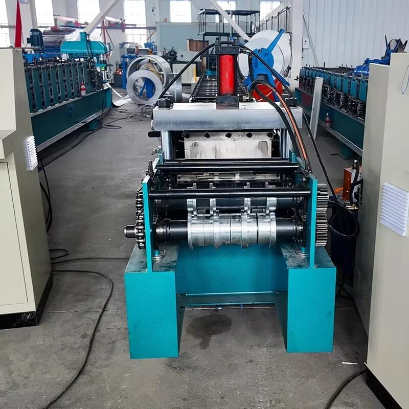 Wall panel roll forming machine