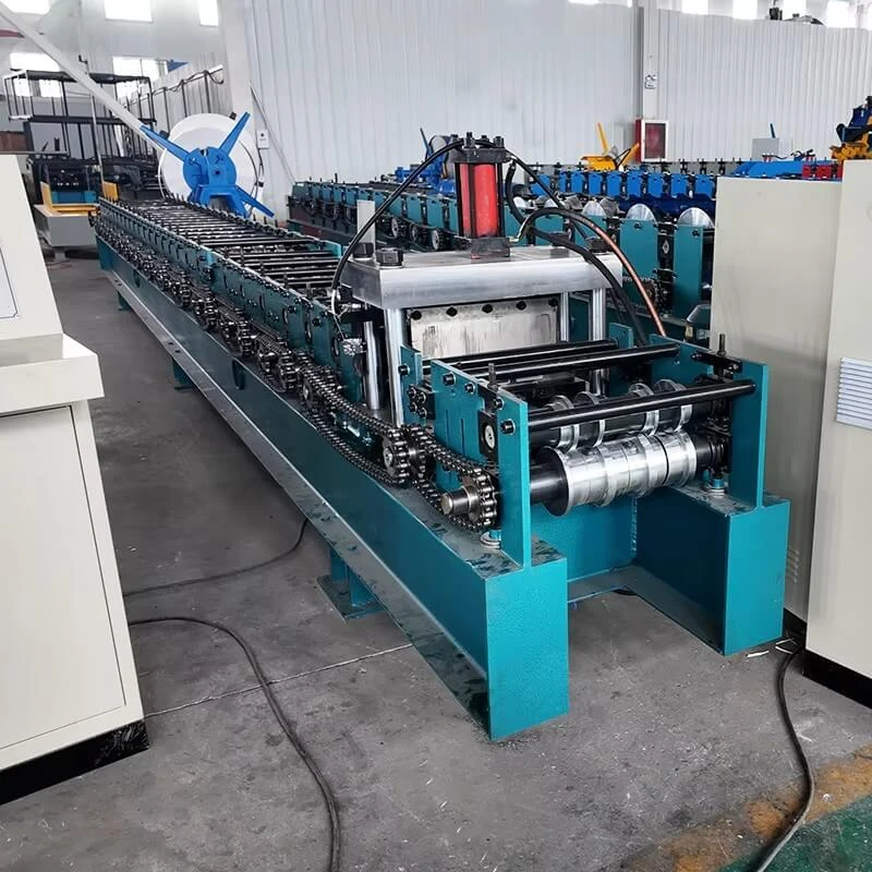 Wall panel roll forming machine