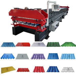Double layer roll forming machine