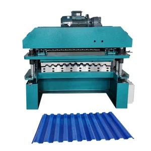 trapezoidal roof sheet roll forming machine